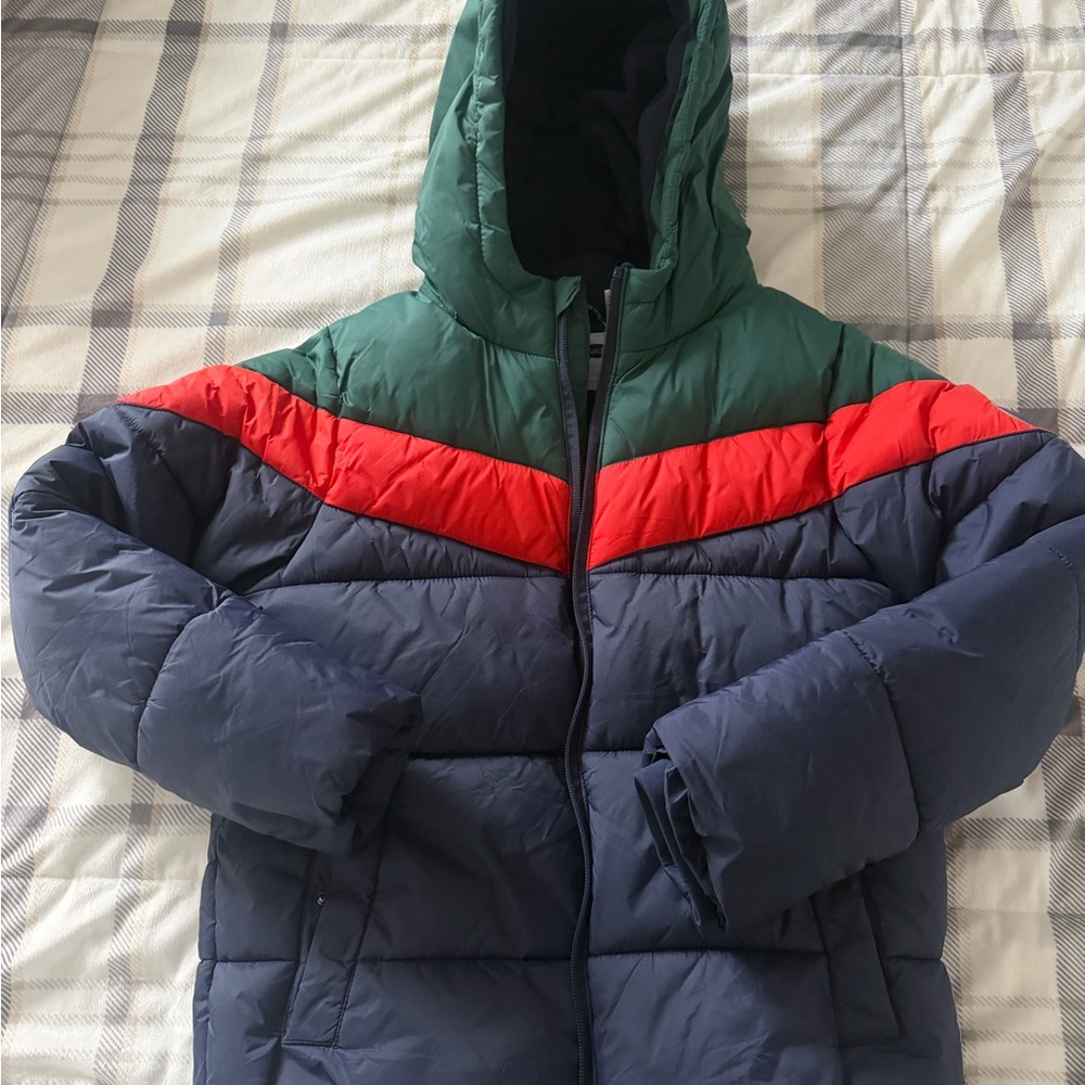 Kids Colorblock Puffer Jacket